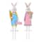 Glitzhome® Easter Bunny Boy and Girl Metal Décor, 2ct.